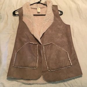 Beige vest!